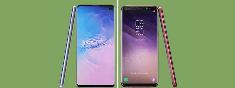 Galaxy S10 versus Galaxy S8